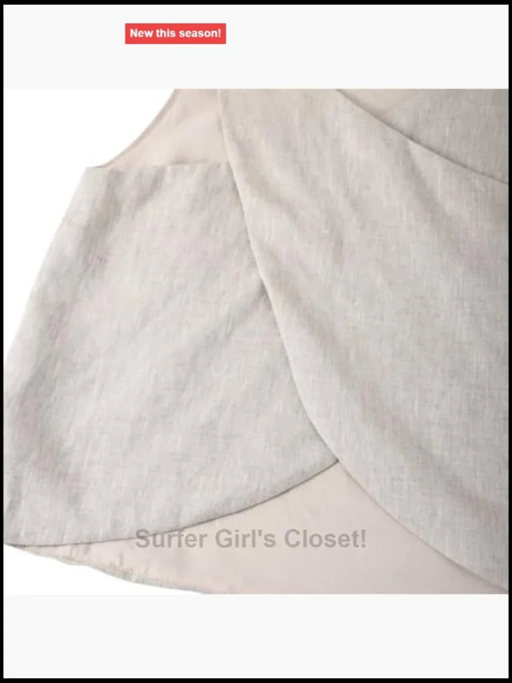 100% Linen Cross Back Summer Tank Top Sleeveless Crew Neck Relaxed Fit